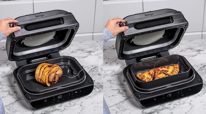 Гриль Ninja Foodi MAX Health Grill & Air Fryer AG551EU (0622356239554) - зображення 6