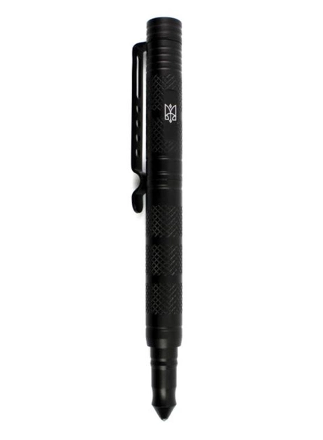 Ручка тактична B7 Milcraft Авіаційний алюміній Чорна - зображення 1