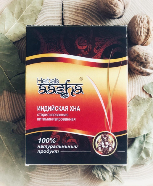 Вітамінізована індійська хна Aasha Herbals 80 г – купити онлайн на ROZETKA
