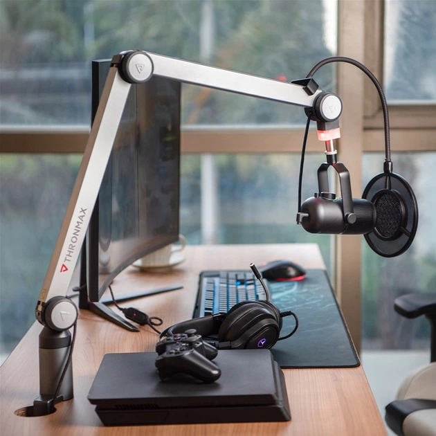 Стійка для мікрофона Thronmax Caster Boom Pro Arm S1P (8711148977872) - зображення 4