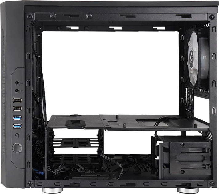 Obudowa Chieftec Chieftronic M2 mATX A-RGB fan Black (GM-02B-OP) - Zdjęcie 5 Obudowa Chieftec Chieftronic M2 mATX A-RGB fan Black (GM-02B-OP) - obraz 5