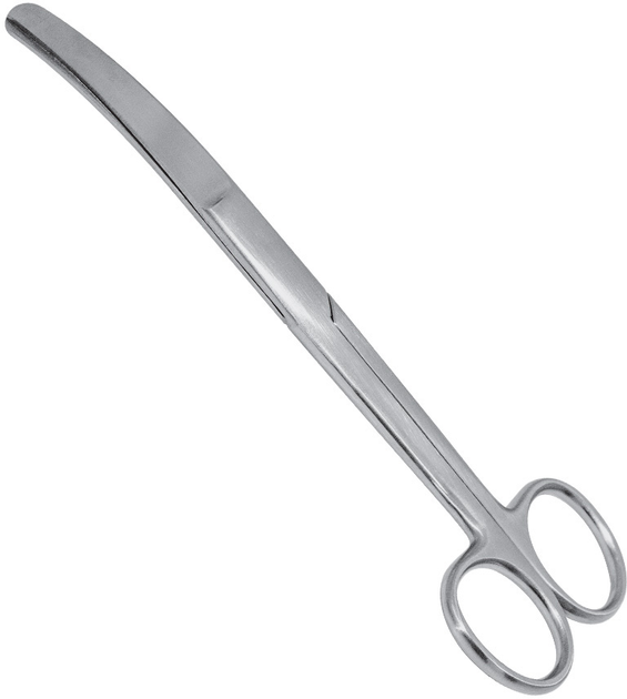 Ножиці хірургічні Surgicon 18.5 см тупі вигнуті (2000988941201) - зображення 1