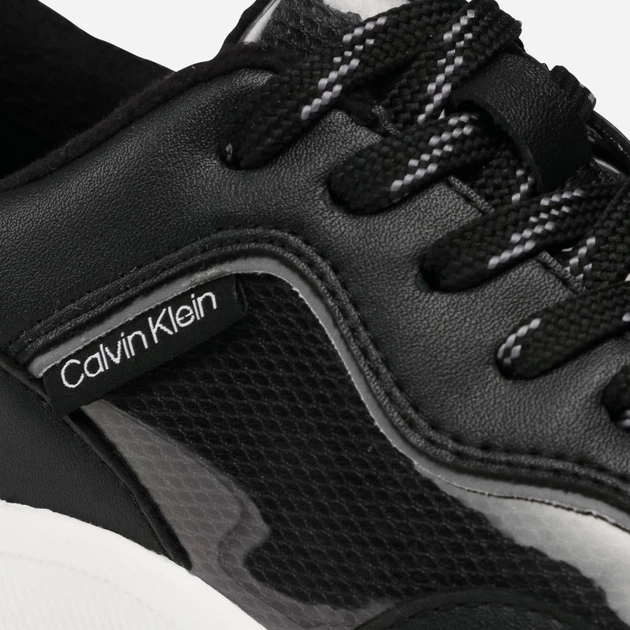 Sneakersy damskie na wysokiej platformie do kostki Calvin Klein Beaulah B4E00134 37 Czarne (194060717661) - obraz 8