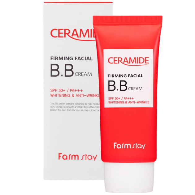 Укрепляющий BB крем для лица с церамидами Farmstay Ceramide Firming ...