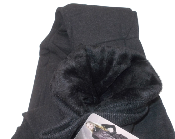 Колготки на меху термо Jujube 588 XL-XXL темно-серые - Фото 2 Колготки на меху термо Jujube 588 XL-XXL темно-серые - изображение 2