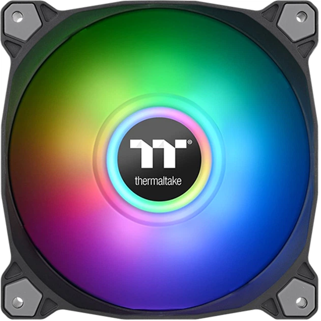 Zestaw wentylatorów Thermaltake Pure Duo 14 ARGB Sync Radiator Fan (2-Fan Pack) Black (CL-F116-PL14SW-A) - obraz 2