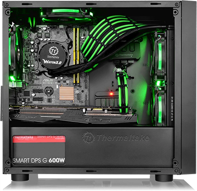 Корпус Thermaltake Versa H17 Window Black (CA-1J1-00S1WN-00) - зображення 4