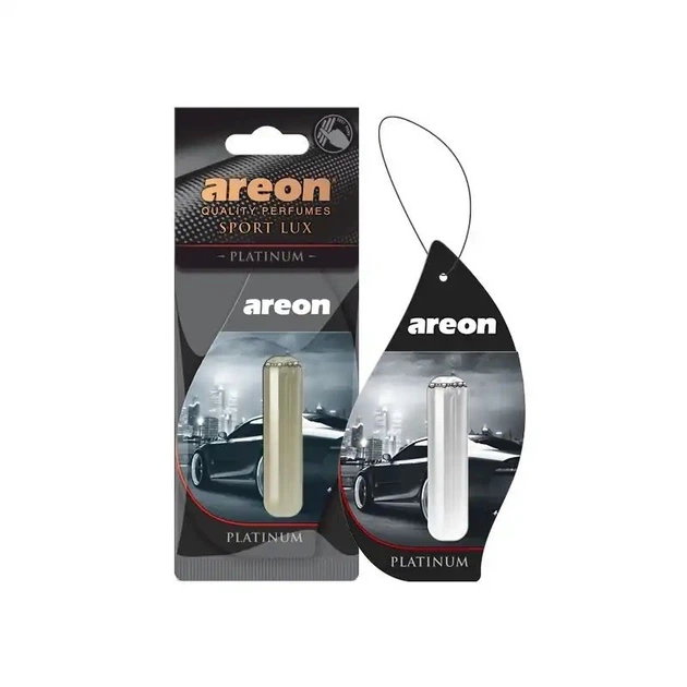 Ароматизатор повітря Areon Lux Sport Liquid 5 ml Platinum - Фото 1 Ароматизатор повітря Areon Lux Sport Liquid 5 ml Platinum - зображення 1