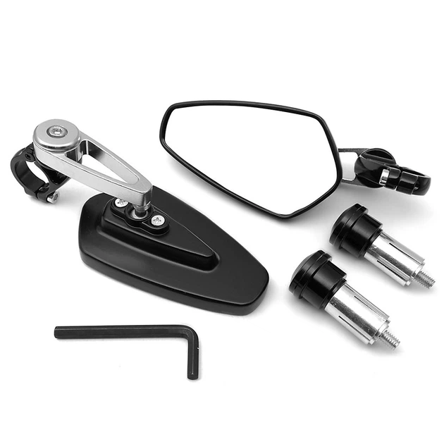 Дзеркала мотоциклетні універсальні Honda CB CBR 600 F3 F4 F4I 1000 RR Ninja ZX 6R 9R 10R Katana дзеркала для мотоцикла - зображення 4