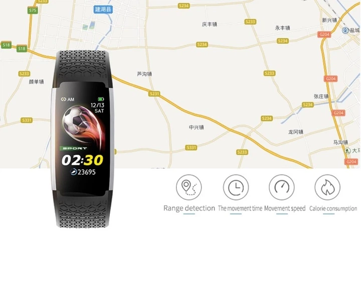 Фитнес Браслет Умные часы HEALTH POP SmartBand 22 Pro Тонометр Уровень кислорода в крови Погода Black - изображение 4