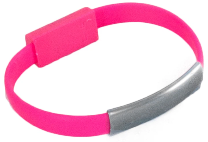 Кабель ExtraDigital Type C to USB браслет 0.2 м Розовый (KBU1780) - Фото 2 Кабель ExtraDigital Type C to USB браслет 0.2 м Розовый (KBU1780) - изображение 2