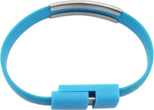 Кабель ExtraDigital Micro USB to USB браслет 0.2 м Голубой (KBU1784) - Фото 1 Кабель ExtraDigital Micro USB to USB браслет 0.2 м Голубой (KBU1784) - изображение 1