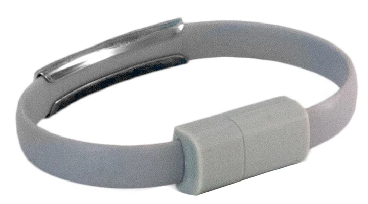 Кабель ExtraDigital Type C to USB браслет 0.2 м Серый (KBU1779) - Фото 2 Кабель ExtraDigital Type C to USB браслет 0.2 м Серый (KBU1779) - изображение 2