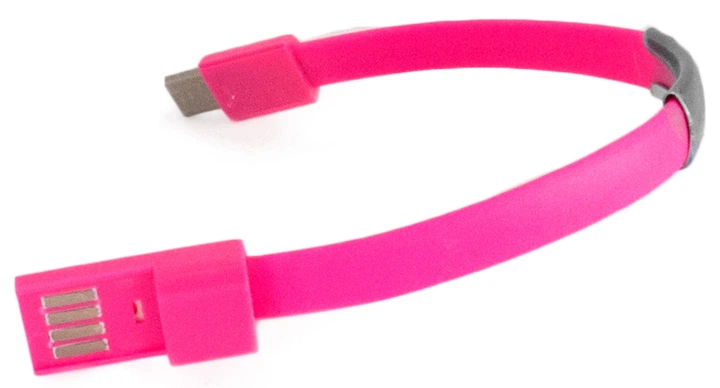 Кабель ExtraDigital Type C to USB браслет 0.2 м Розовый (KBU1780) - Фото 3 Кабель ExtraDigital Type C to USB браслет 0.2 м Розовый (KBU1780) - изображение 3