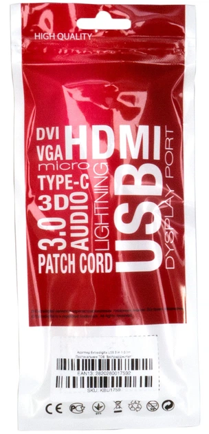 Адаптер ExtraDigital USB - Type-C - Lightning - Micro USB 0.12 м (KBU1759) - Фото 7 Адаптер ExtraDigital USB - Type-C - Lightning - Micro USB 0.12 м (KBU1759) - изображение 7