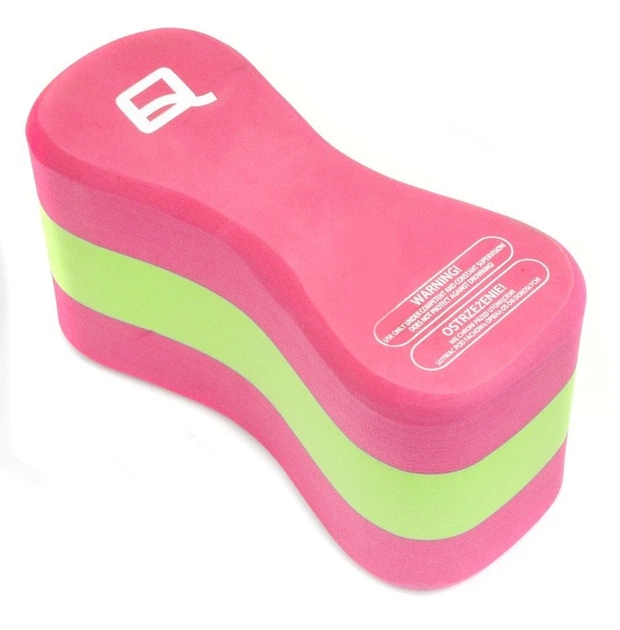 Колобашка для плавания Aqua Speed JUNIOR 3 LAYESR PULLBUOY 6779 розовый, зеленый Уни 20x8x10cм - изображение 2