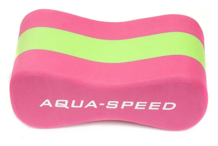 Колобашка для плавания Aqua Speed JUNIOR 3 LAYESR PULLBUOY 6779 розовый, зеленый Уни 20x8x10cм - изображение 3