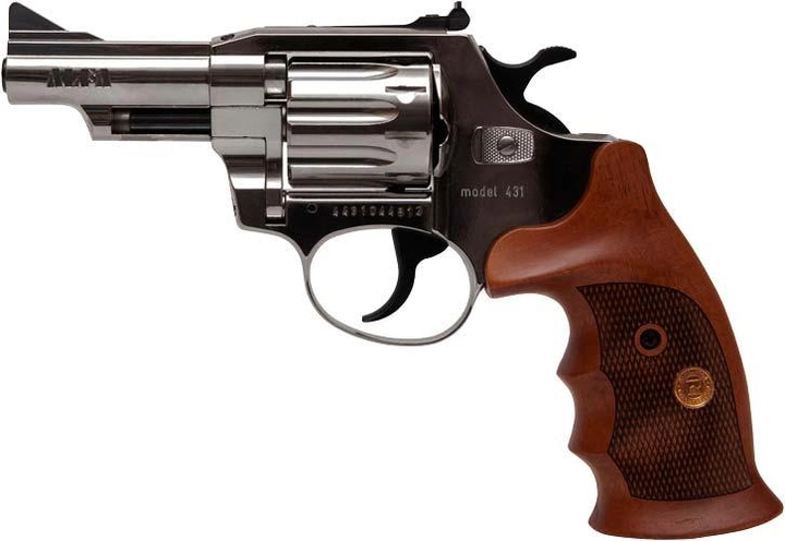 Револьвер флобера Alfa mod. 431 4 мм никель/дерево (1431.00.58) - изображение 1