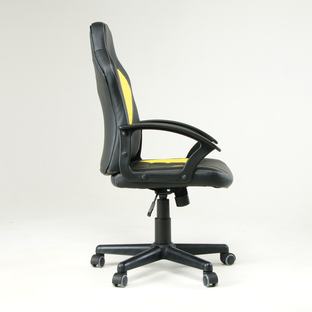 Детское геймерское кресло Winner рост до 160 см, цвет - Черный: Черно ...