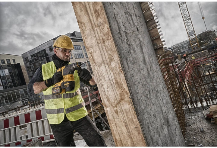 Akumulatorowa wiertarka udarowa DeWalt SDS-Plus 54 V XR FlexVolt DCH333NT bez akumulatora i ładowarki - obraz 6
