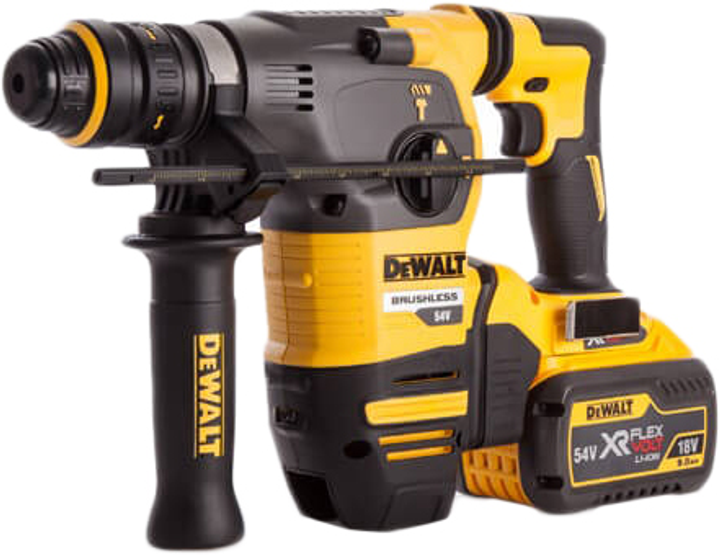 Аккумуляторный перфоратор DeWalt SDS-Plus 54 В XR FlexVolt DCH334X2 - изображение 1