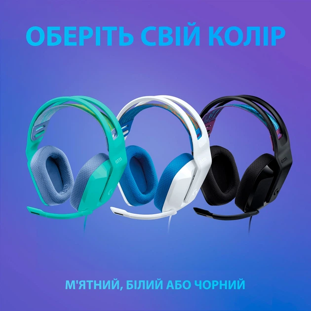 Słuchawki Logitech G335 Wired Gaming Black (981-000978) (2443MEE0T2R9) - Outlet - obraz 9