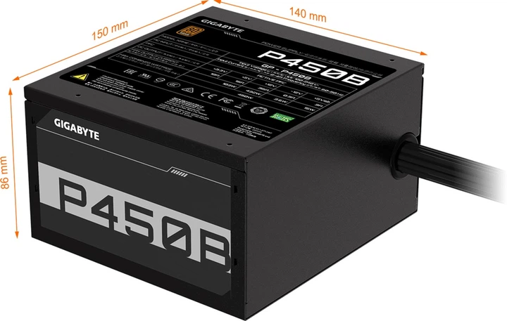 Блок живлення Gigabyte 450W 80+ Bronze (GP-P450B) - зображення 8