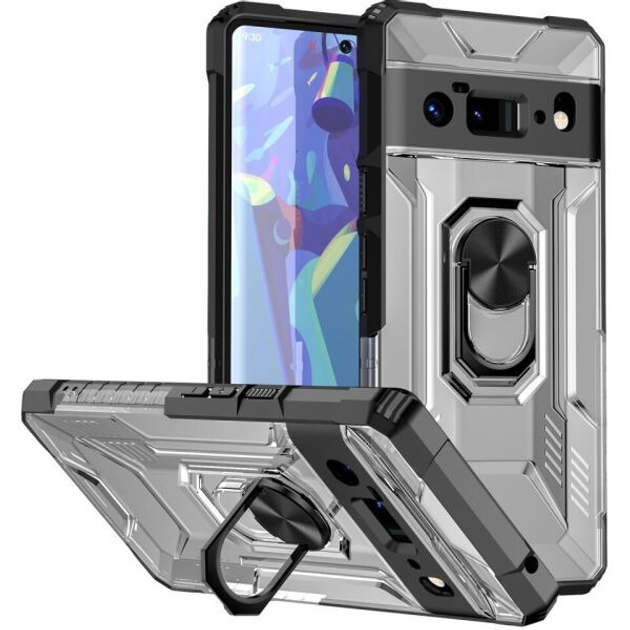 Защитный чехол Deexe Rugged Cover для Google Pixel 6 Pro - Black – фото ...