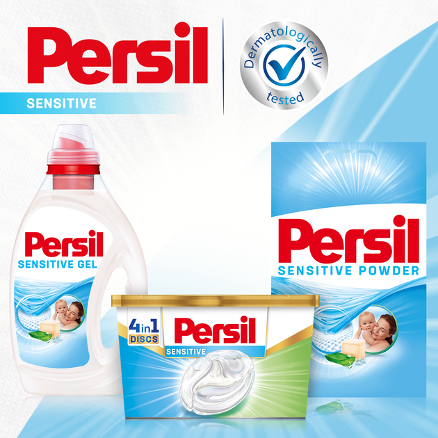 Пральний порошок Persil Sensitive Алое Вера для чутливої шкіри 5.4 кг (9000101522112) - зображення 8