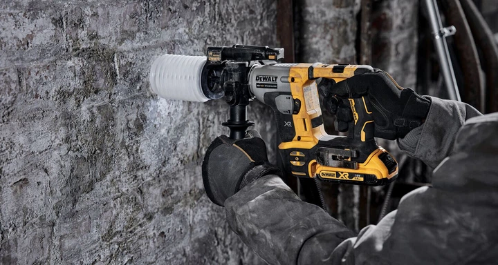 Акумуляторний перфоратор DeWalt SDS-Plus 18 В XR DCH172NT без акумулятора та зарядного пристрою - зображення 7