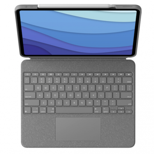 Чохол-клавіатура для планшета Logitech Combo Touch Keyboard Case для iPad Pro 12.9" Oxford Gray (920-010097) - Фото 2 Чохол-клавіатура для планшета Logitech Combo Touch Keyboard Case для iPad Pro 12.9" Oxford Gray (920-010097) - зображення 2