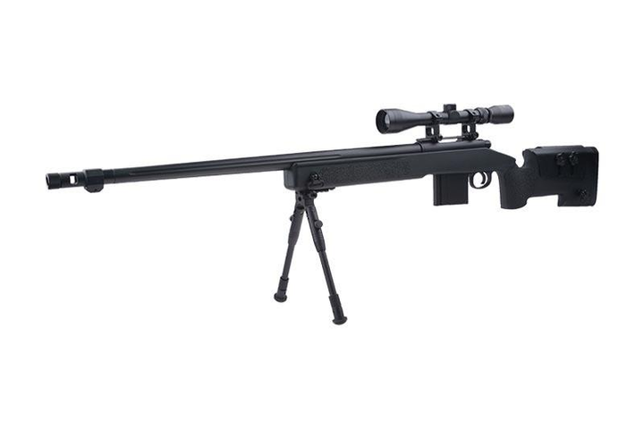 Снайперська гвинтівка MB4416D з оптикою та сошками [WELL] - зображення 2