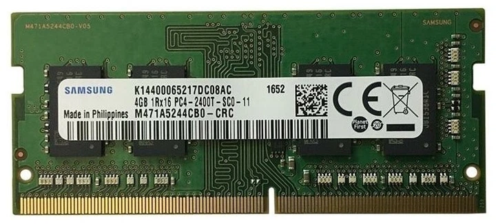 Оперативная память Samsung 4 GB SO-DIMM DDR4 2400 MHz