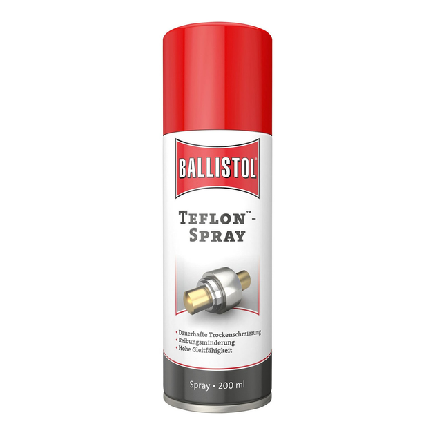 Сухе мастило для зброї Ballistol Teflon Spray 200мл спрей - зображення 1