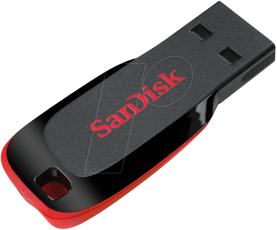 Флеш-накопичувач SanDisk USB 2.0 Cruzer Blade 32Gb Black/Red - зображення 5