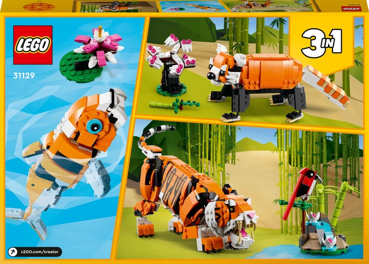 Конструктор LEGO Creator Величний тигр 755 деталей (31129) - зображення 10