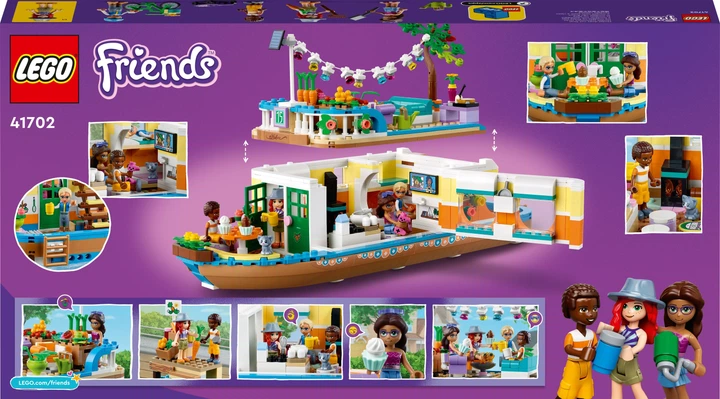 Zestaw klocków LEGO Friends Łódź mieszkalna na kanale 737 elementów (41702) - obraz 6