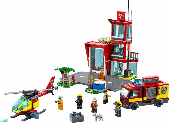 Конструктор LEGO City Пожежне депо 540 деталей (60320) - зображення 2