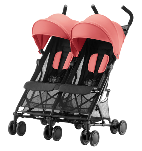 Прогулянкова коляска Britax Holiday Double (Coral Peach) - Фото 1 Прогулянкова коляска Britax Holiday Double (Coral Peach) - зображення 1
