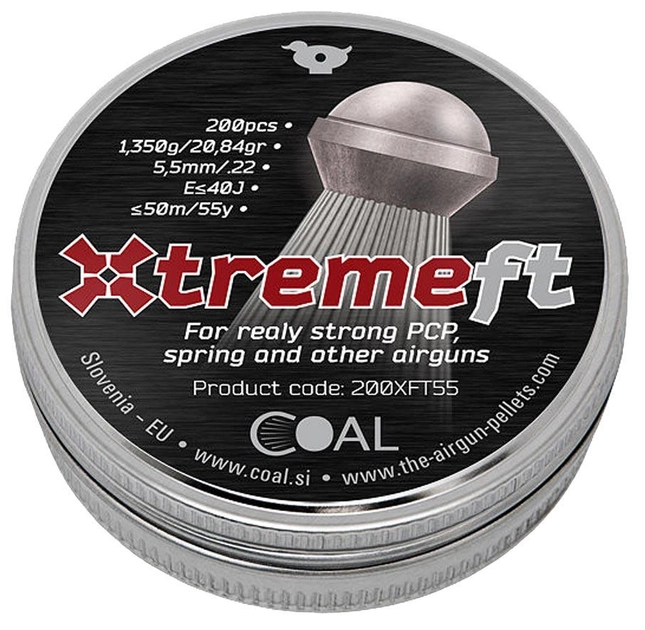 Кулі пневматичні Coal Xtreme FT 5.5 калібр 200 шт. (39840026) - зображення 1