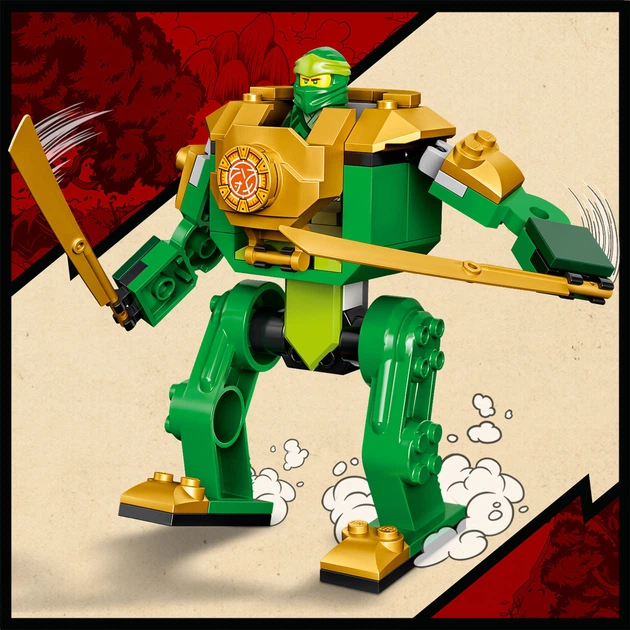 Zestaw klocków LEGO NINJAGO Mech Ninja Lloyda 57 elementów (71757) - obraz 7