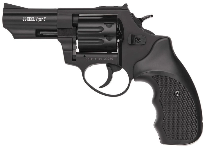 Револьвер под патрон Флобера Ekol Viper 3 Black - изображение 1
