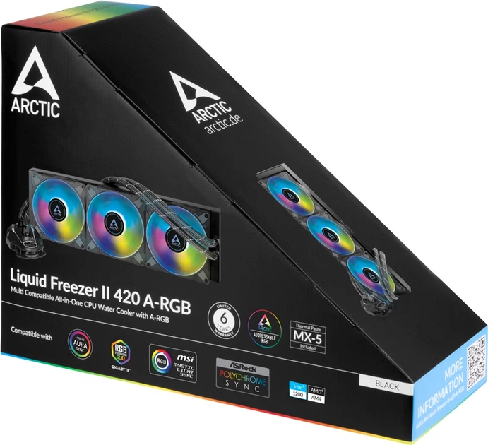 Система жидкостного охлаждения Arctic Liquid Freezer II 420 A-RGB