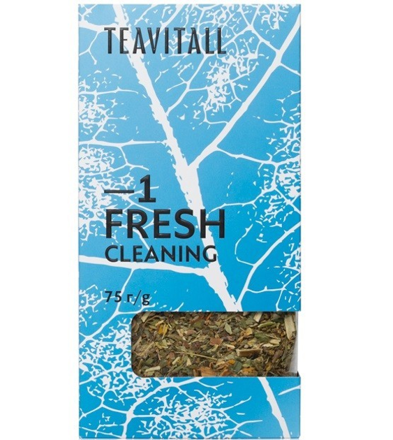 Чайный напиток GreenWay TeaVitall Fresh 1, для мягкого очищения организма, 75 г. (01533) - изображение 1