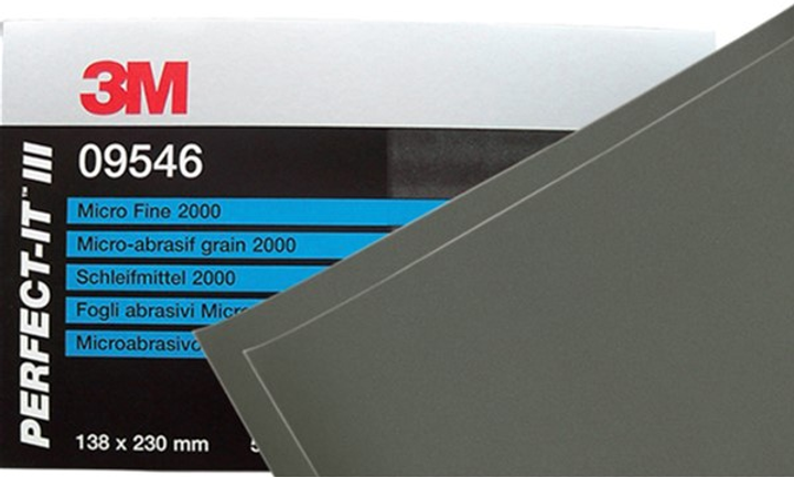 Шліфувальний лист 3M 401Q Magic P2000 138 x 230 мм 4 шт. (09546) - зображення 1