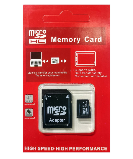 Карта памяти micro SDHC 16GB Class 10 UHS I + SD adapter (id152) – фото ...