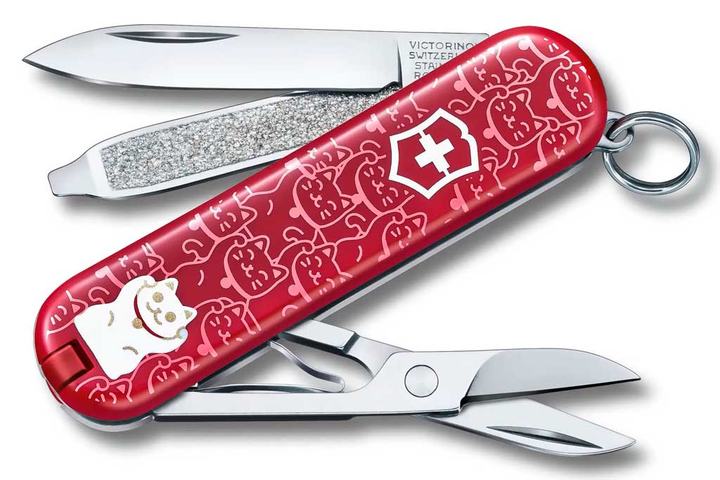 Нож Victorinox Classic LE Lucky Cat (0.6223.L2106) - зображення 1