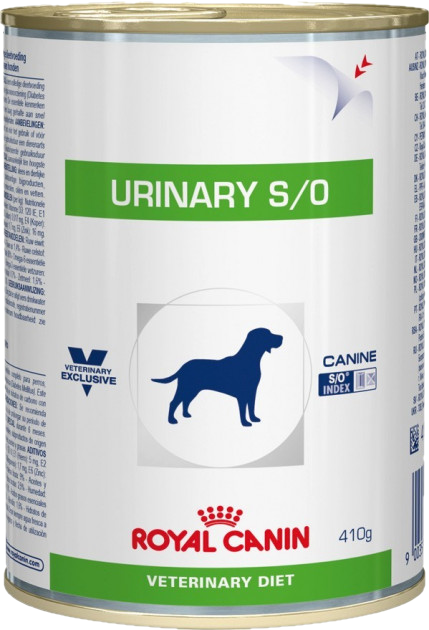 Упаковка влажного корма Royal Canin Urinary S/O Dog Cans для собак при мочекаменной болезни 12 шт по 410 г (9003579310632) - изображение 2