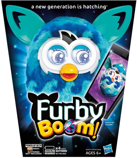Інтерактивна іграшка HASBRO Фербі Хвиляста блакитна FURBY BOOM
