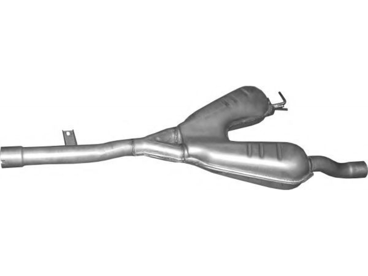 Резонатор BMW 5 Е39 520i/523i/528i 98-00 (03.38) Polmostrow алюминизированный - зображення 1